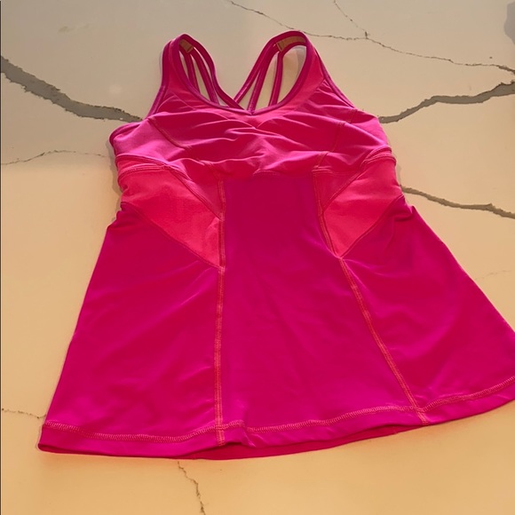 Lululemon tank hot pink size 4 - Picture 2 of 7